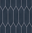 The Mosaic Factory Paris Mozaiek Tegel Picket- Blauw Porselein Geglazuurd 258x313 mm