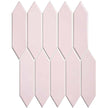 The Mosaic Factory Paris Mozaiek Tegel Picket- Roze Porselein Geglazuurd 255x315 mm