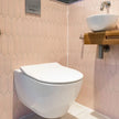The Mosaic Factory Paris Mozaiek Tegel Picket- Roze Porselein Geglazuurd 255x315 mm