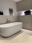 The Mosaic Factory Paris Mozaiek Tegel Picket- Wit Porselein Geglazuurd 255x315 mm