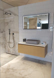 The Mosaic Factory Paris Mozaiek Tegel Picket- Wit Porselein Geglazuurd 255x315 mm