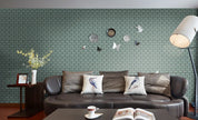 The Mosaic Factory Paris Mozaiek Tegel Rechthoek- Groen Grijs Porselein Geglazuurd 291x296 mm