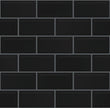 The Mosaic Factory Paris Mozaiek Tegel Rechthoek- Zwart Porselein Geglazuurd 288x294 mm
