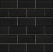 The Mosaic Factory Paris Mozaiek Tegel Rechthoek- Zwart Porselein Geglazuurd 288x294 mm