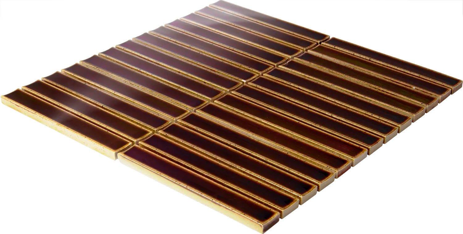 The Mosaic Factory | Sevilla Mozaïek Tegel Kitkat Vinger | 296x299 mm | Crème Caramel |