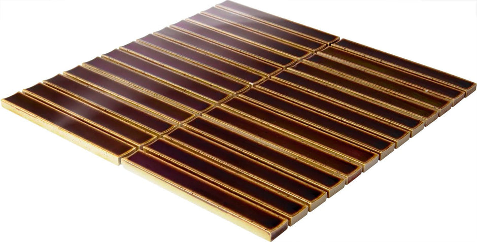 The Mosaic Factory | Sevilla Mozaïek Tegel Kitkat Vinger | 296x299 mm | Crème Caramel |