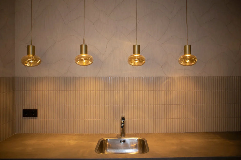 The Mosaic Factory Sevilla Mozaïek Tegel Kitkat Vinger - Café Latte Porselein Geglazuurd 296x299 mm