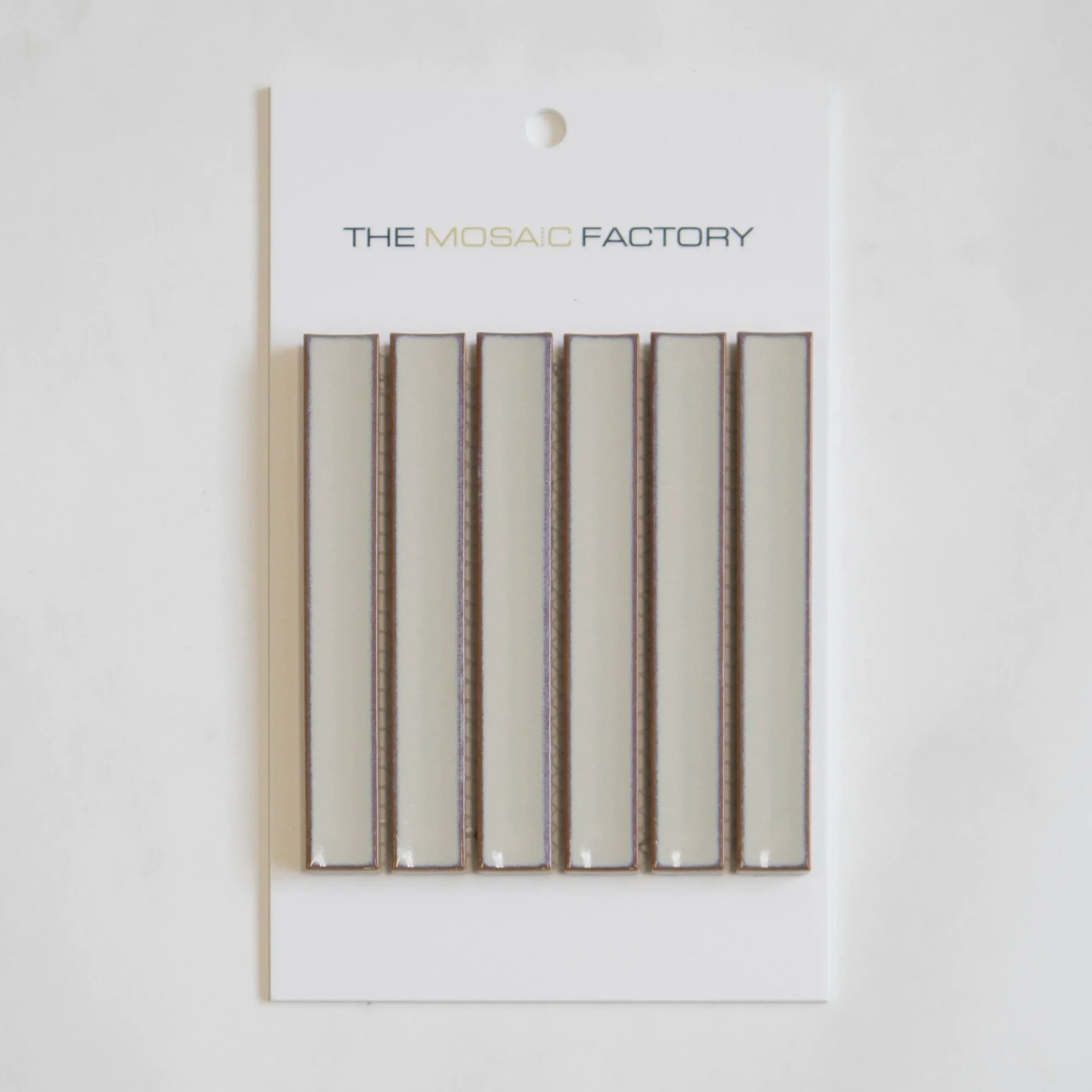 The Mosaic Factory Sevilla Mozaïek Tegel Kitkat Vinger - Café Latte Porselein Geglazuurd 296x299 mm