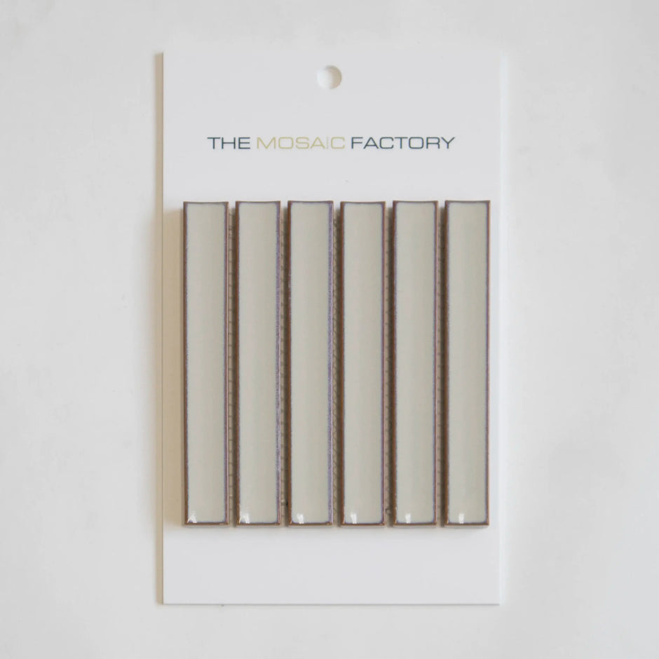 The Mosaic Factory Sevilla Mozaïek Tegel Kitkat Vinger - Café Latte Porselein Geglazuurd 296x299 mm