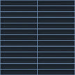 The Mosaic Factory Sevilla Mozaïek Tegel Kitkat Vinger - Navy Blauw Porselein Geglazuurd 296x299 mm