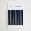 The Mosaic Factory Sevilla Mozaïek Tegel Kitkat Vinger - Navy Blauw Porselein Geglazuurd 296x299 mm