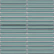 The Mosaic Factory Sevilla Mozaïek Tegel Kitkat Vinger - Turquoise Porselein Geglazuurd 296x299 mm