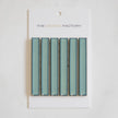 The Mosaic Factory Sevilla Mozaïek Tegel Kitkat Vinger - Turquoise Porselein Geglazuurd 296x299 mm