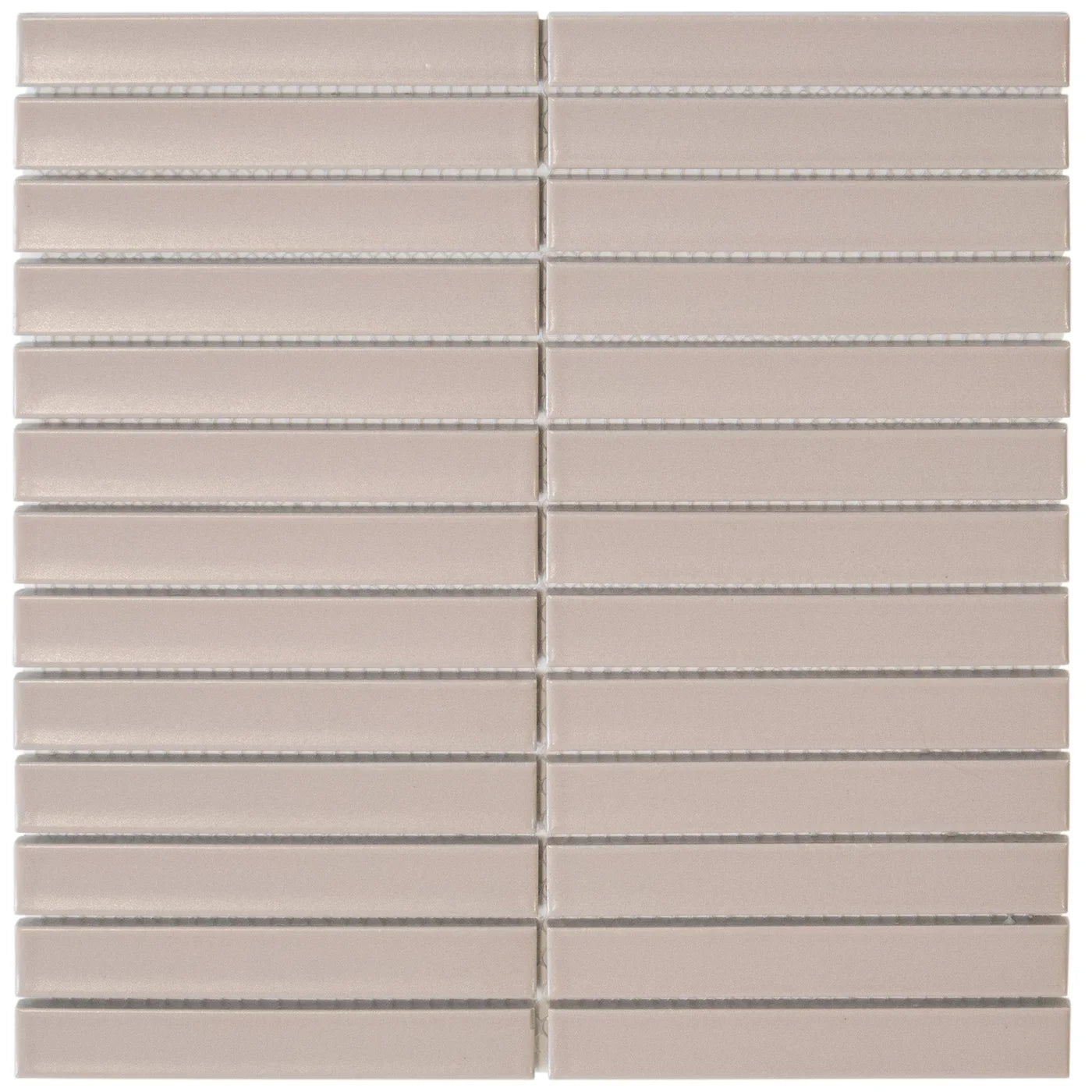 The Mosaic Factory Sevilla Mozaïek Tegel Kitkat Vinger - Vintage Pink Porselein Geglazuurd 296x299 mm