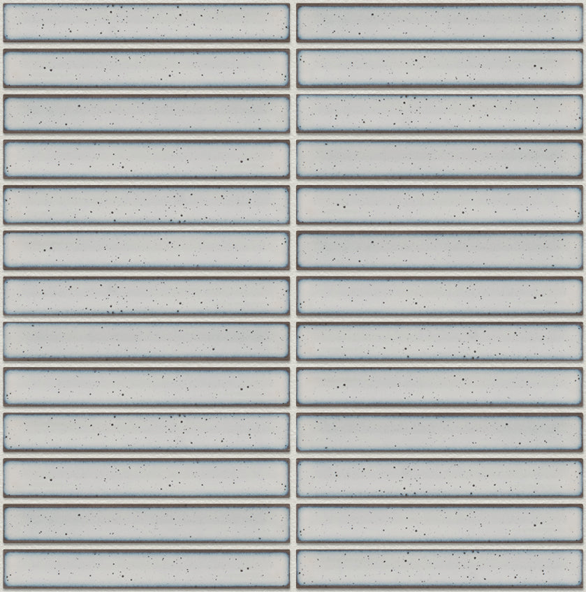 The Mosaic Factory Sevilla Mozaïek Tegel Kitkat Vinger - Wit Porselein Geglazuurd 296x299 mm