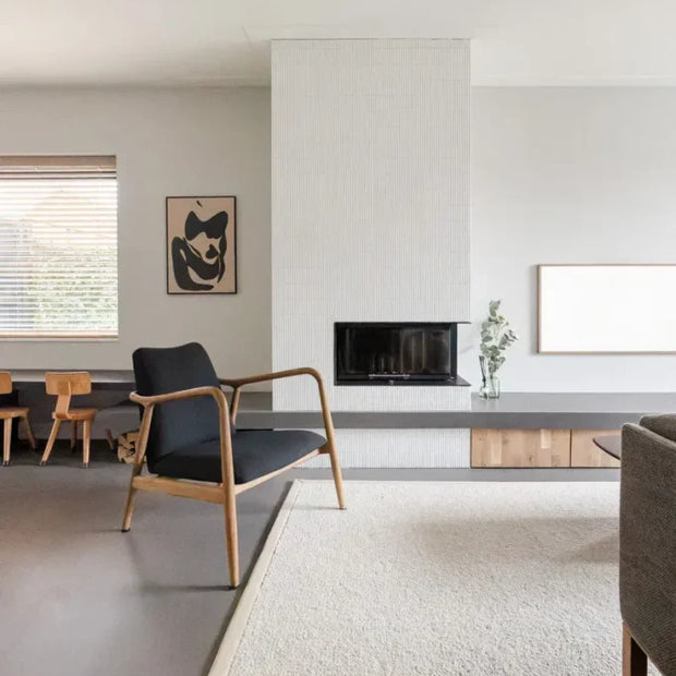 The Mosaic Factory Sevilla Mozaïek Tegel Mini Kitkat Vinger - Wit Porselein Geglazuurd 282x308 mm