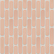 The Mosaic Factory Sevilla Mozaïek Tegel Ovaal Vinger - Roze Porselein Geglazuurd 300x300 mm