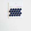 The Mosaic Factory Venice Pennyround Mozaiek Tegel Rond - Kobalt Blauw Porselein Geglazuurd 315x294 mm
