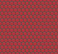 The Mosaic Factory Venice Pennyround Mozaiek Tegel Rond - Rood Porselein Geglazuurd 315x294 mm