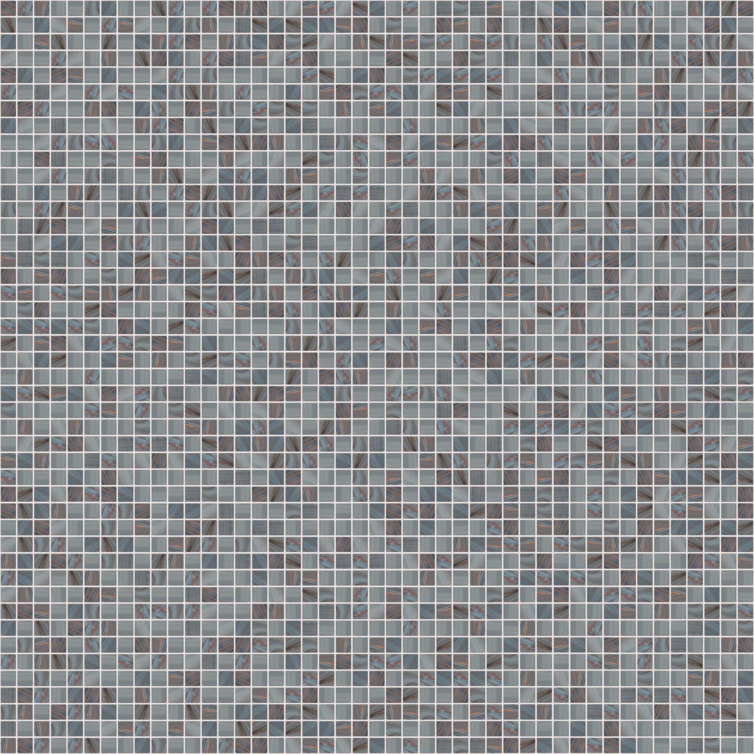 The Mosaic Factory Amsterdam Mozaiek Tegel Vierkant - Midden Grijs Glas Goud Serie 322x322 mm