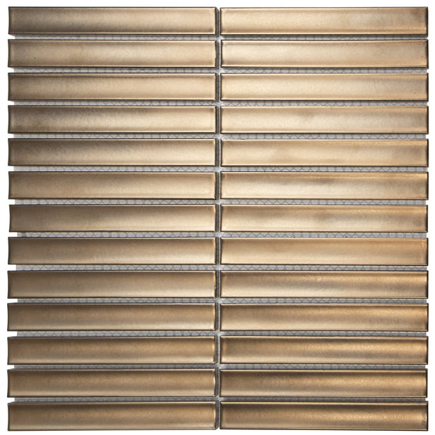 The Mosaic Factory | Sevilla Mozaïek Tegel |  Kitkat Vinger | 296x299 mm | Brons | SEF20B |