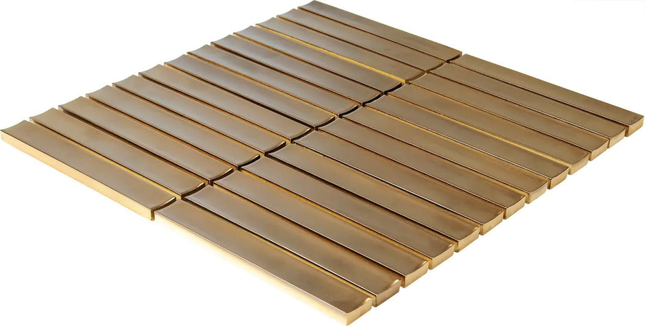The Mosaic Factory | Sevilla Mozaïek Tegel |  Kitkat Vinger | 296x299 mm | Brons | SEF20B |