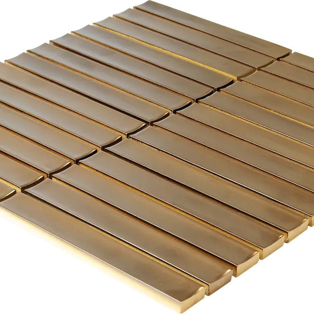 The Mosaic Factory | Sevilla Mozaïek Tegel |  Kitkat Vinger | 296x299 mm | Brons | SEF20B |