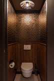 The Mosaic Factory Barcelona Mozaiek Tegel Hexagon - Brons - Porselein - Geglazuurd - 281x325 mm